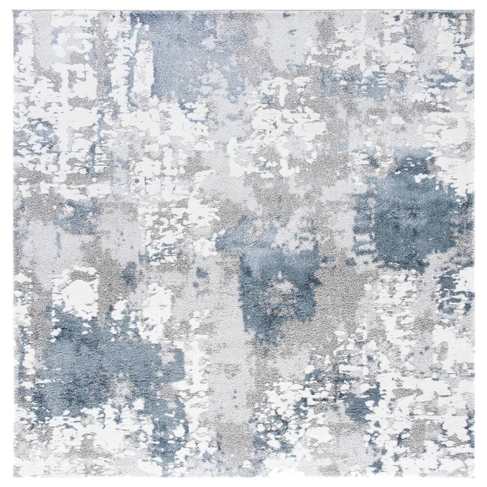 Safavieh Century CTY339F 6"7" Square Grey and Blue Area Rug, , large