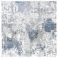 Safavieh Century CTY339F 6"7" Square Grey and Blue Area Rug, , large