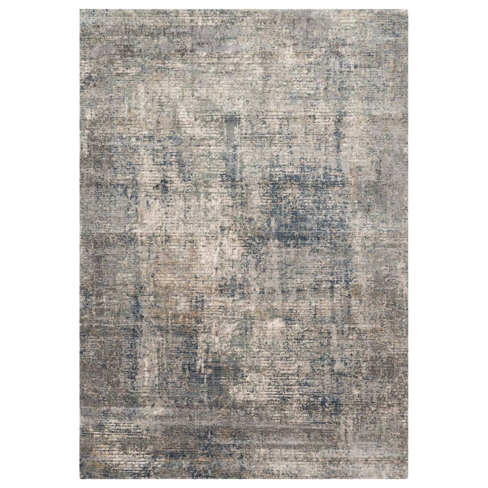 Loloi II Teagan TEA-05 7"11" x 10"6" Denim and Slate Area Rug, , large
