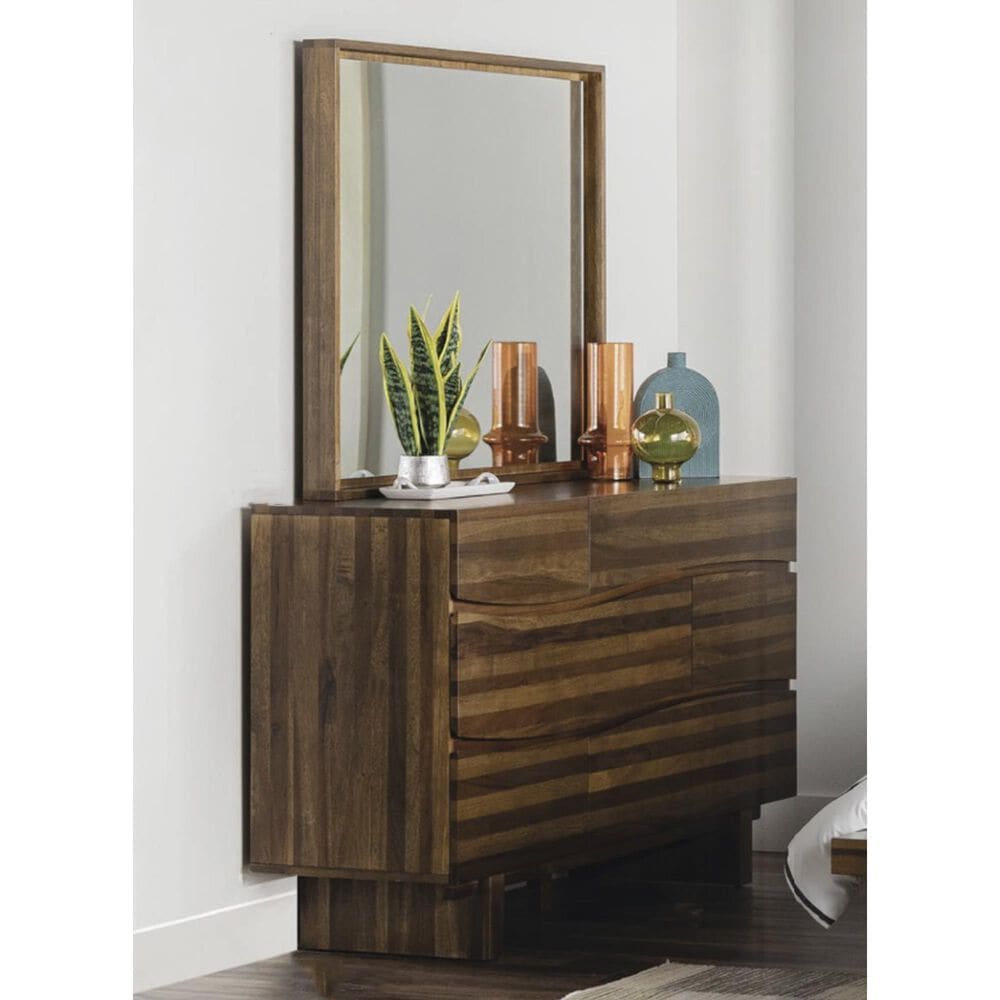 Urban Home Ocean Mirror in Natural, , large