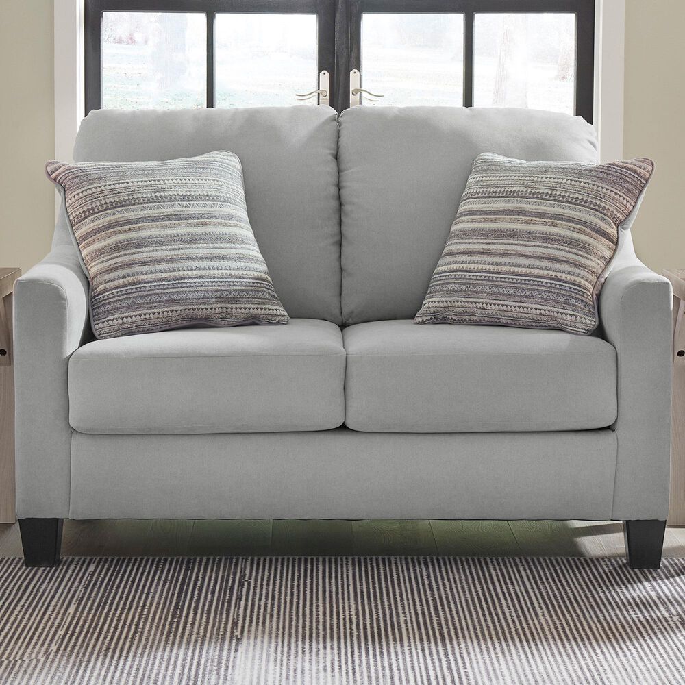 Ashley Adlai Stationary Loveseat in Shadow, , large