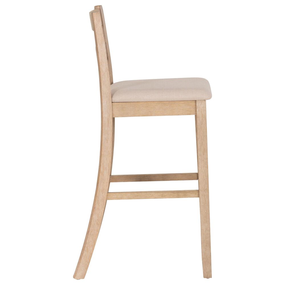 Linon Home Decor Torino Soho Bar Stool in Grey Wash, , large