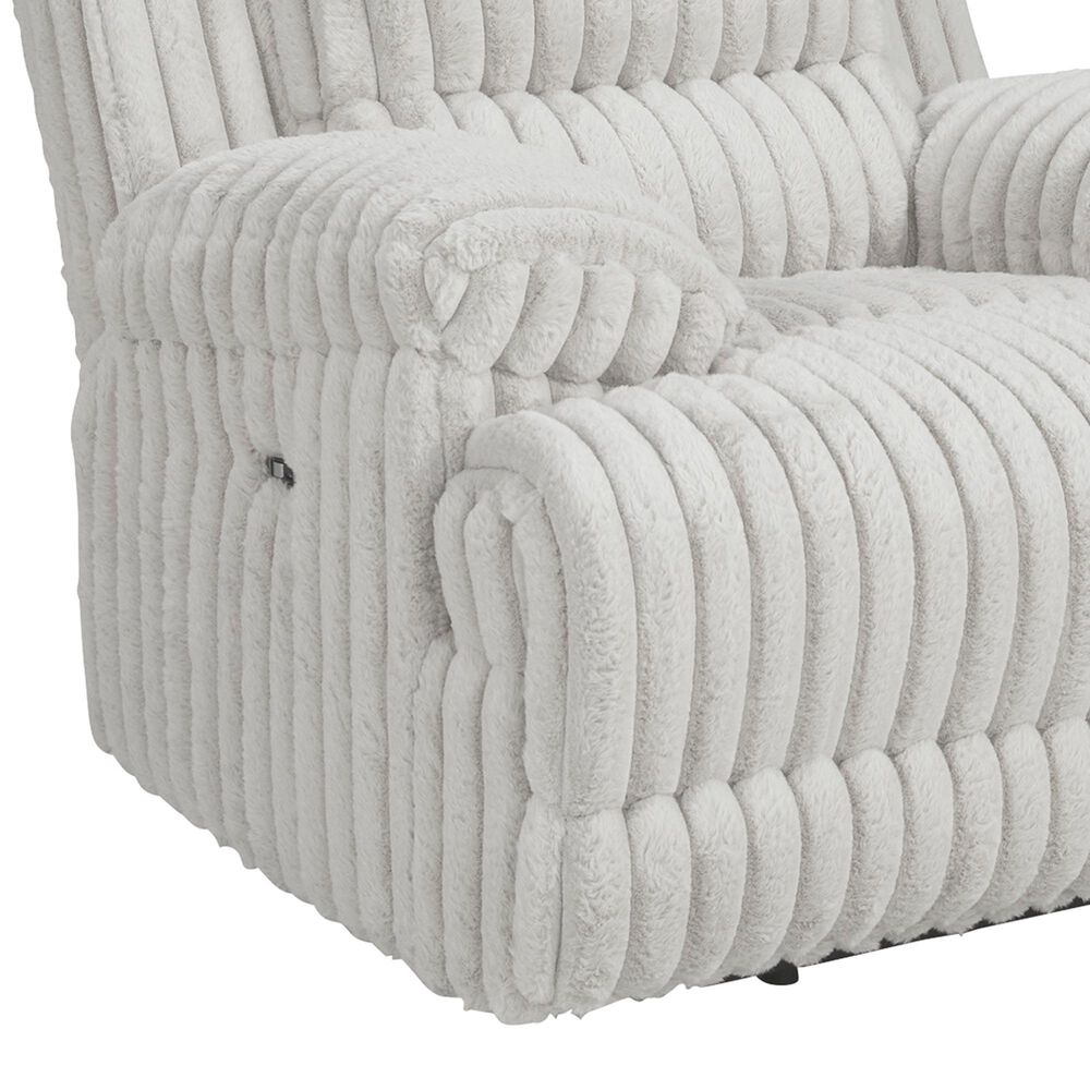 Ashley Rhines Falls Zero Wall Power Recliner in Alloy, , large