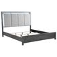 New Heritage Design Odessa 4-Piece Queen Bedroom Set in Charcoal and Silver, , large