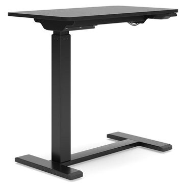 Signature Design by Ashley Lynxtyn Adjustable Height Side Desk in Black, , large