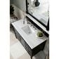 James Martin Vanities Brittany 48" Single Bathroom Vanity in Black Onyx with 3 cm Arctic Fall Solid Surface Top and Rectangle Sink, , large