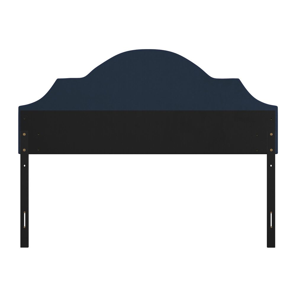 The Monday Company Cynthia Upholstered Headboard in Navy, , large