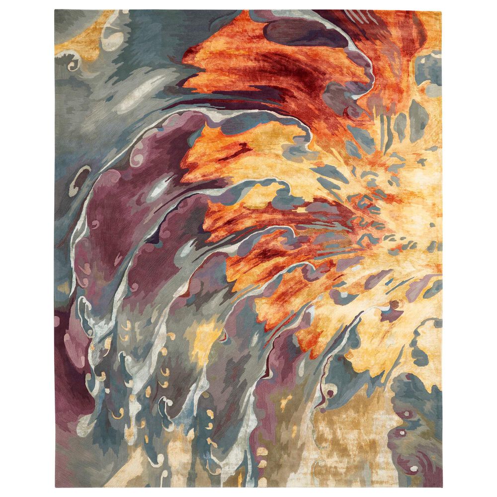 Nourison Prismatic PRS08 12" x 15" Multicolor Area Rug, , large