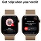 Apple Watch Series 10 GPS + Cellular 42mm Gold Titanium Case with Gold Milanese Loop, , large