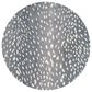 Surya Athena 8" Round Gray and Cream Area Rug, , large