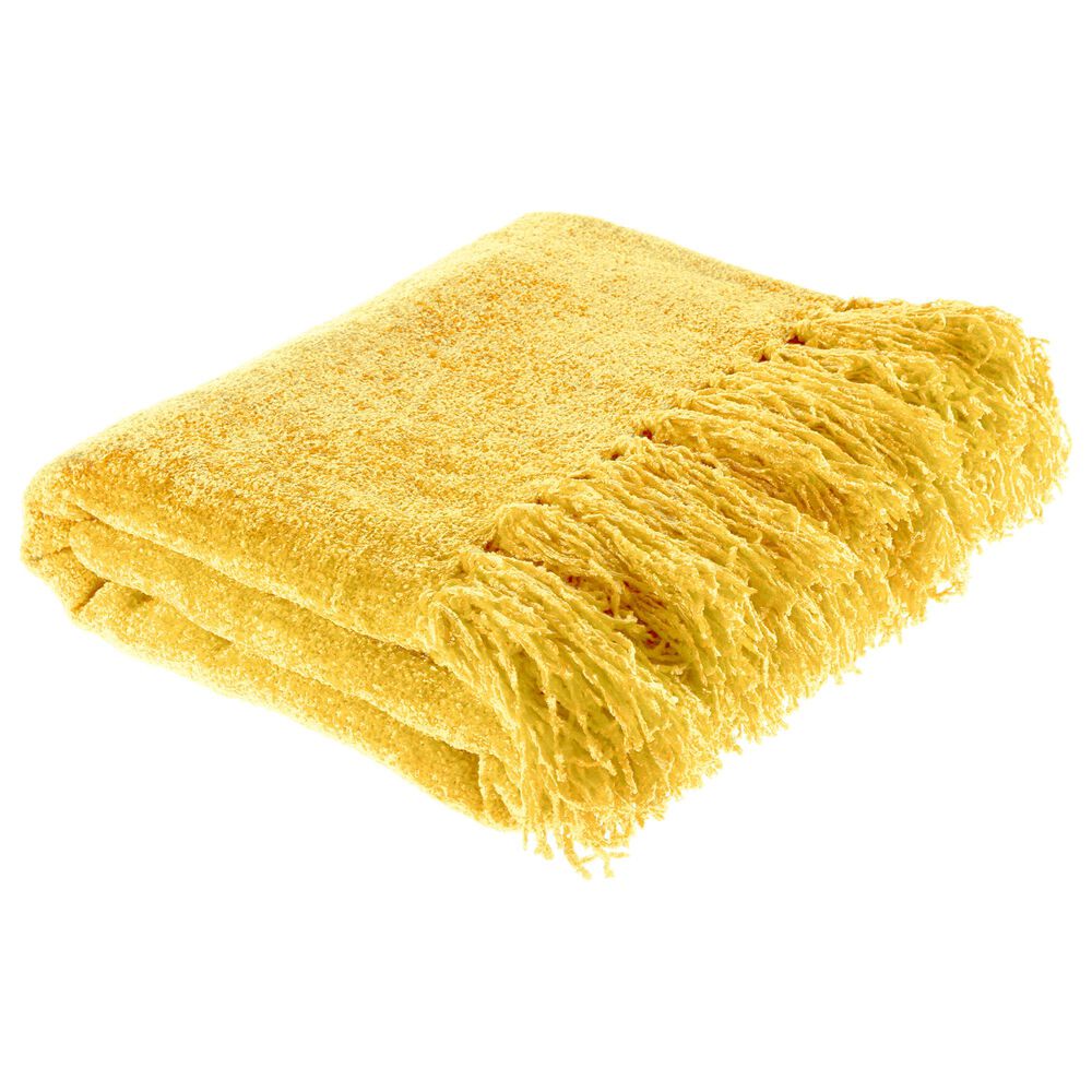 Timberlake LHC 60&quot; x 70&quot; Ultra Soft Chenille Throw in Primrose Gold, , large