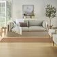 Nourison Twist Reversible 2"2" x 8" Natural Indoor/Outdoor Runner, , large