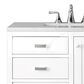 James Martin Vanities Addison 36" Single Bathroom Vanity in Glossy White with 3 cm Eternal Jasmine Pearl Quartz Top and Rectangular Sink, , large