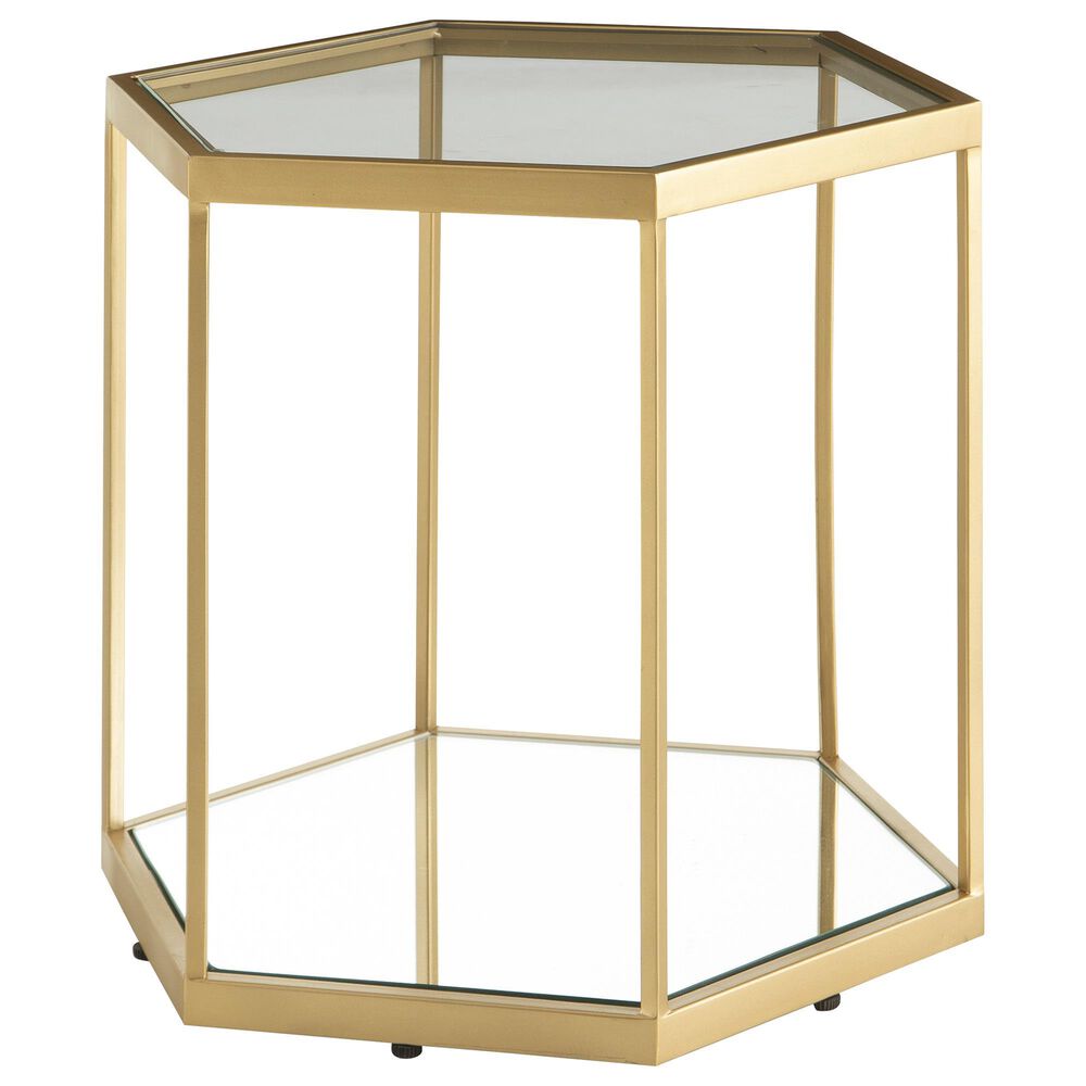 Ashley Veerwick Accent Coffee Table in Gold, , large