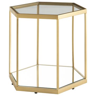 Ashley Veerwick Accent Coffee Table in Gold, , large