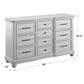 Golden Wave Furniture New Haven 10-Drawer Dresser in Oyster Shell, , large