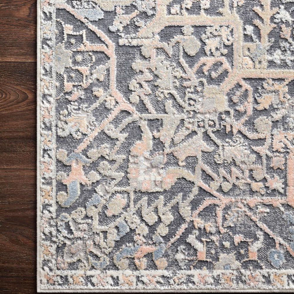 Loloi Lucia LUC-02 2&#39;8&quot; x 14&#39; Charcoal Runner, , large