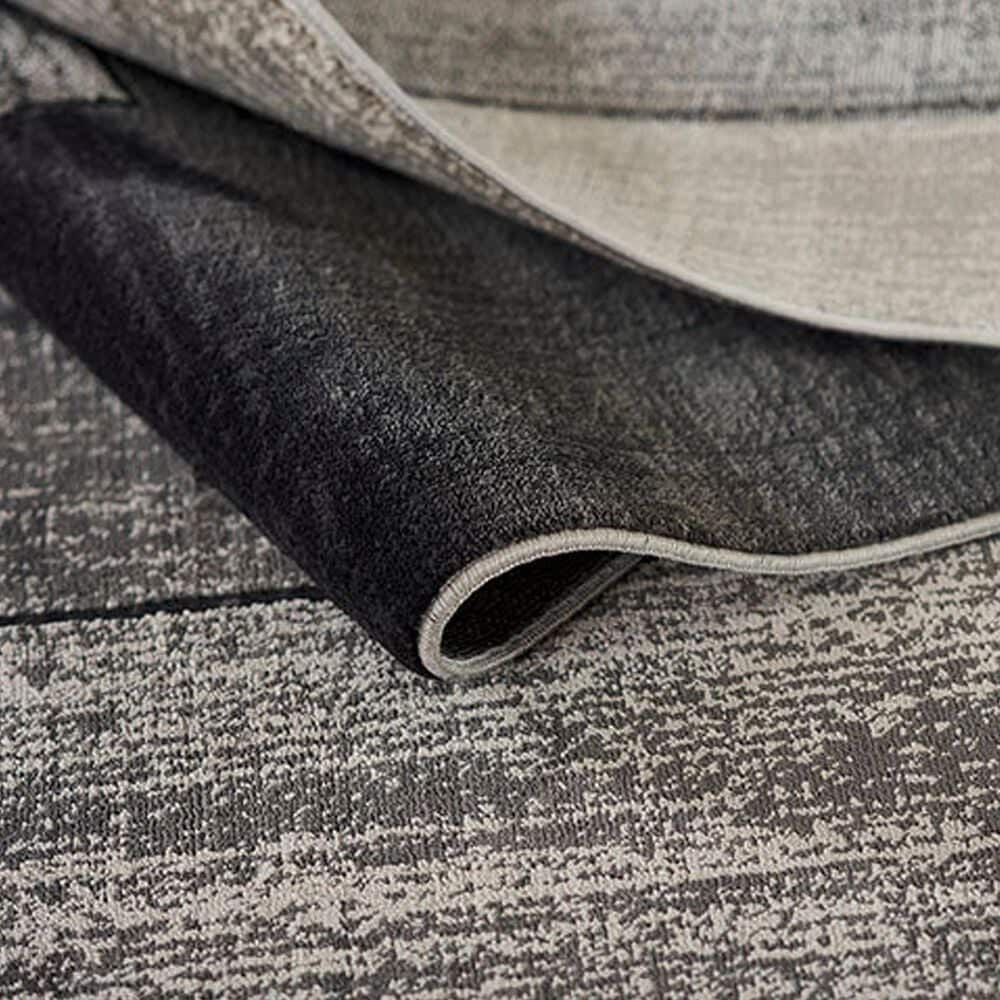 Momeni Edition EDI-4 5&#39;2&quot; x 7&#39;7&quot; Charcoal Area Rug, , large