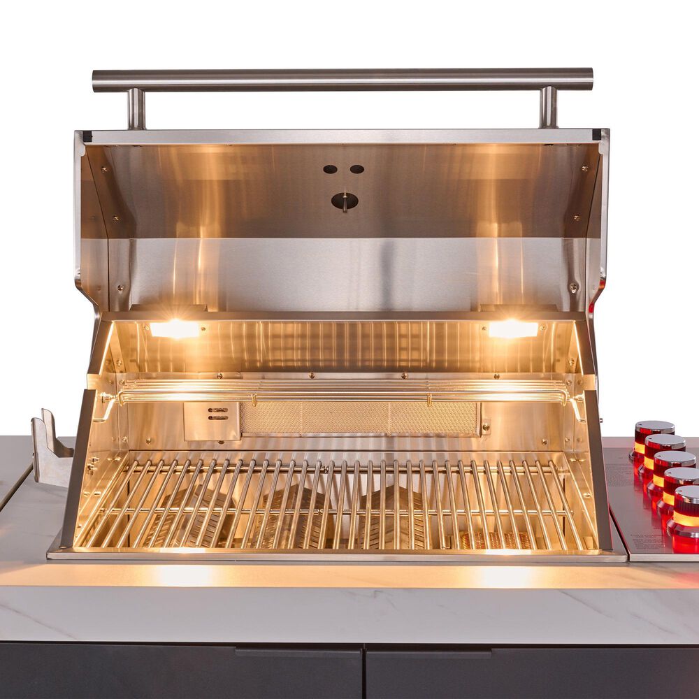 Forno Rimini 3-Piece Outdoor Kitchen Grill Set in Black and White, , large