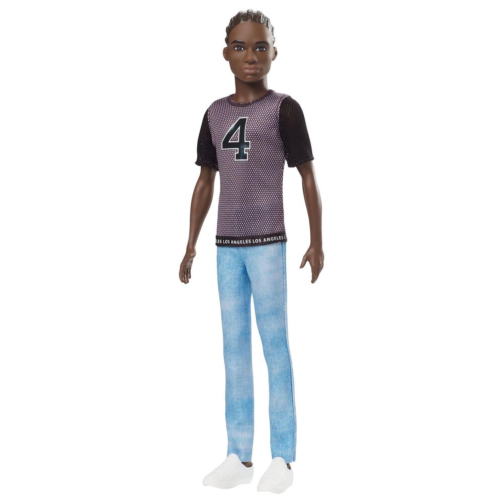 Barbie Ken Fashionistas Doll Wearing Team-Inspired T-Shirt, , large