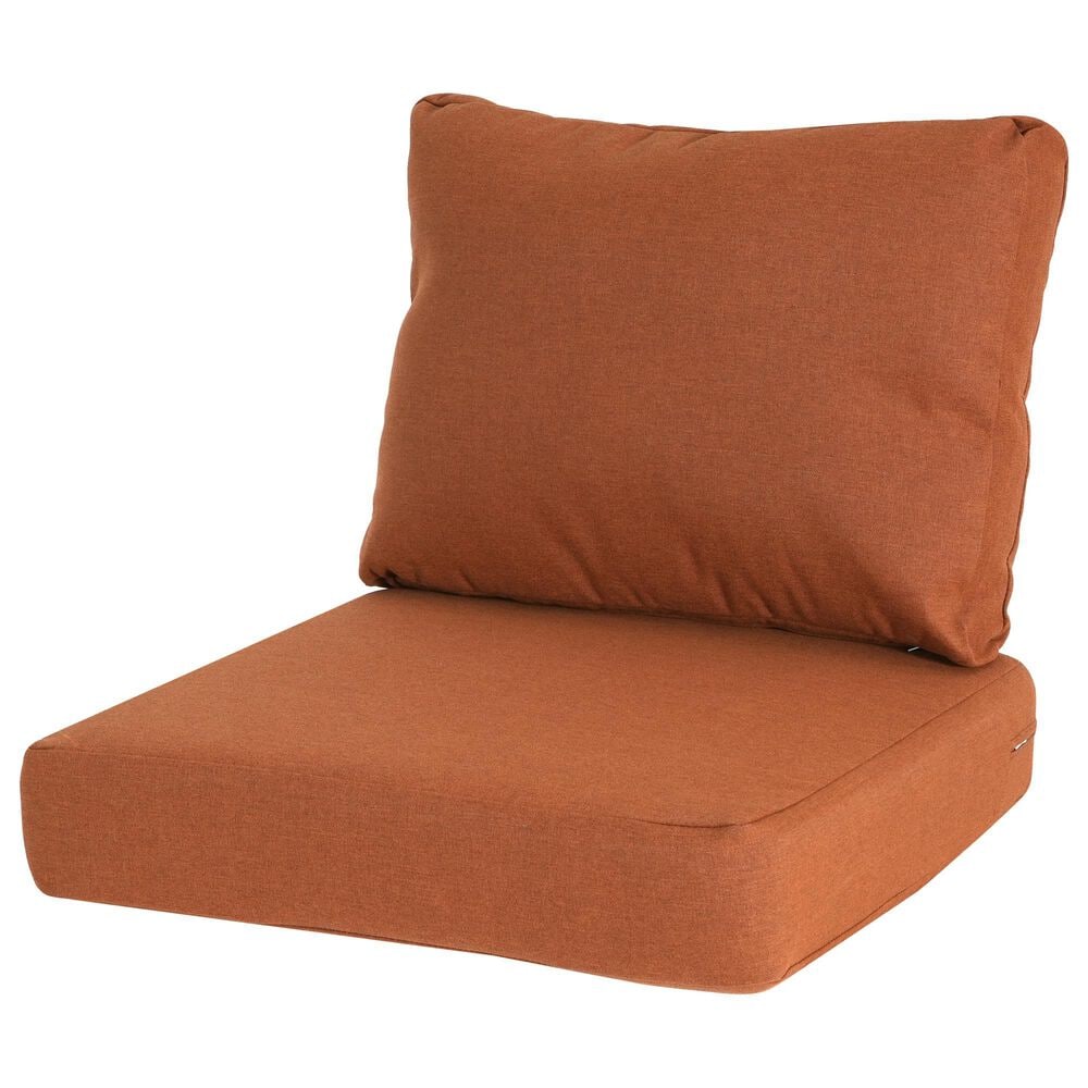 Hearth and Haven Noah2-Piece Outdoor Club Chair Cushion Set in Orange, , large
