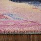 Feizy Rugs Kawai 10" x 14" Pink and Multicolor Area Rug, , large