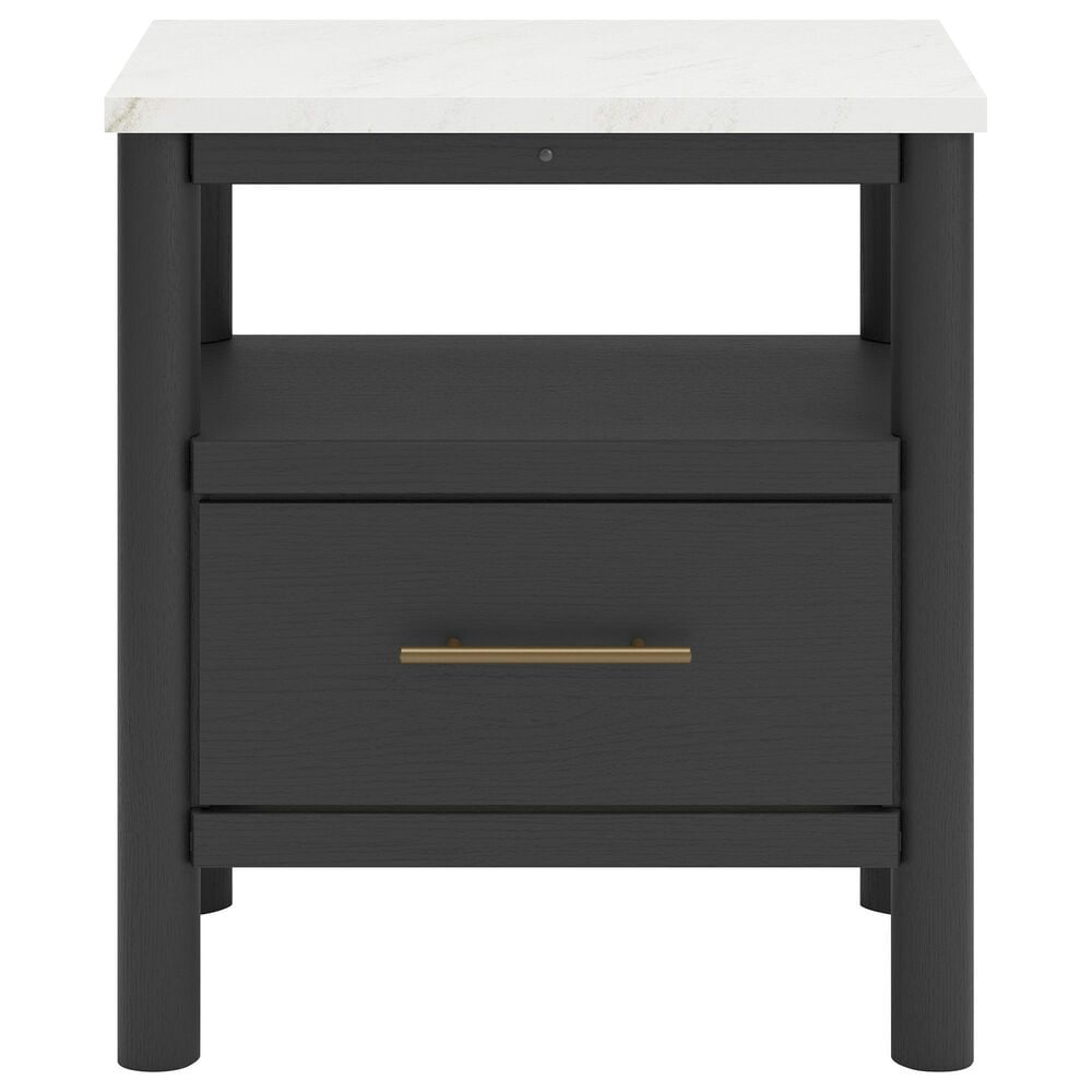 Ashley Cadmori 5-Piece Full Platform Bedroom Set in Black and White, , large