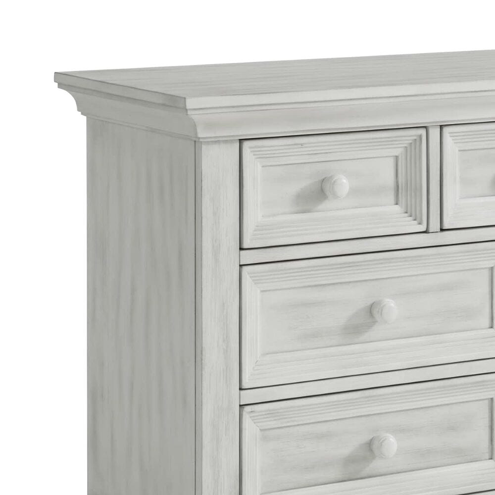Oxford Baby Weston 7 Drawer Dresser and Changer Top in Vintage White, , large