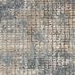 Nourison Quarry Abstract 3" x 5" Blue and Beige Area Rug, , large