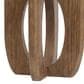 Nicolette Home Lainey End Table in Almond and Clear, , large