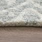 Feizy Belfort Damask Gray 12" x 15" Area Rug, , large