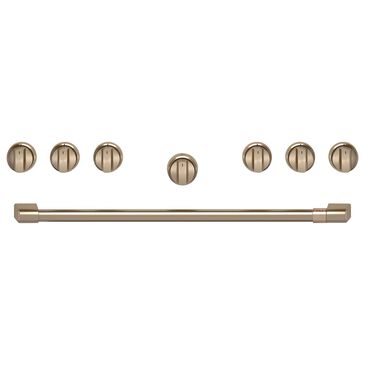 Cafe 36" Handle and Knob Set for Pro Range and Rangetop in Brushed Bronze, , large