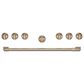 Cafe 36" Handle and Knob Set for Pro Range and Rangetop in Brushed Bronze, , large