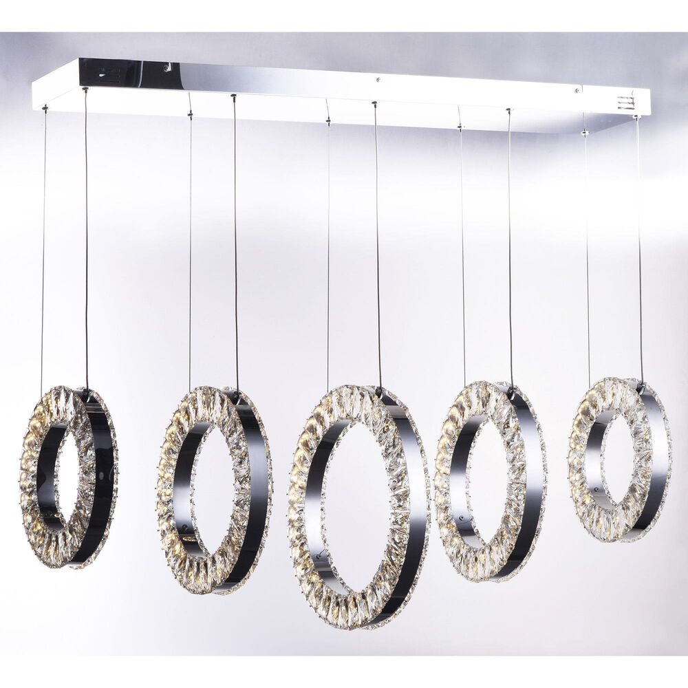 Maxim Lighting Charm 5-Light Chandelier in Polished Chrome, , large