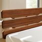 Natural Bamboo Furnishings Queen Platform Bed in Amber, , large