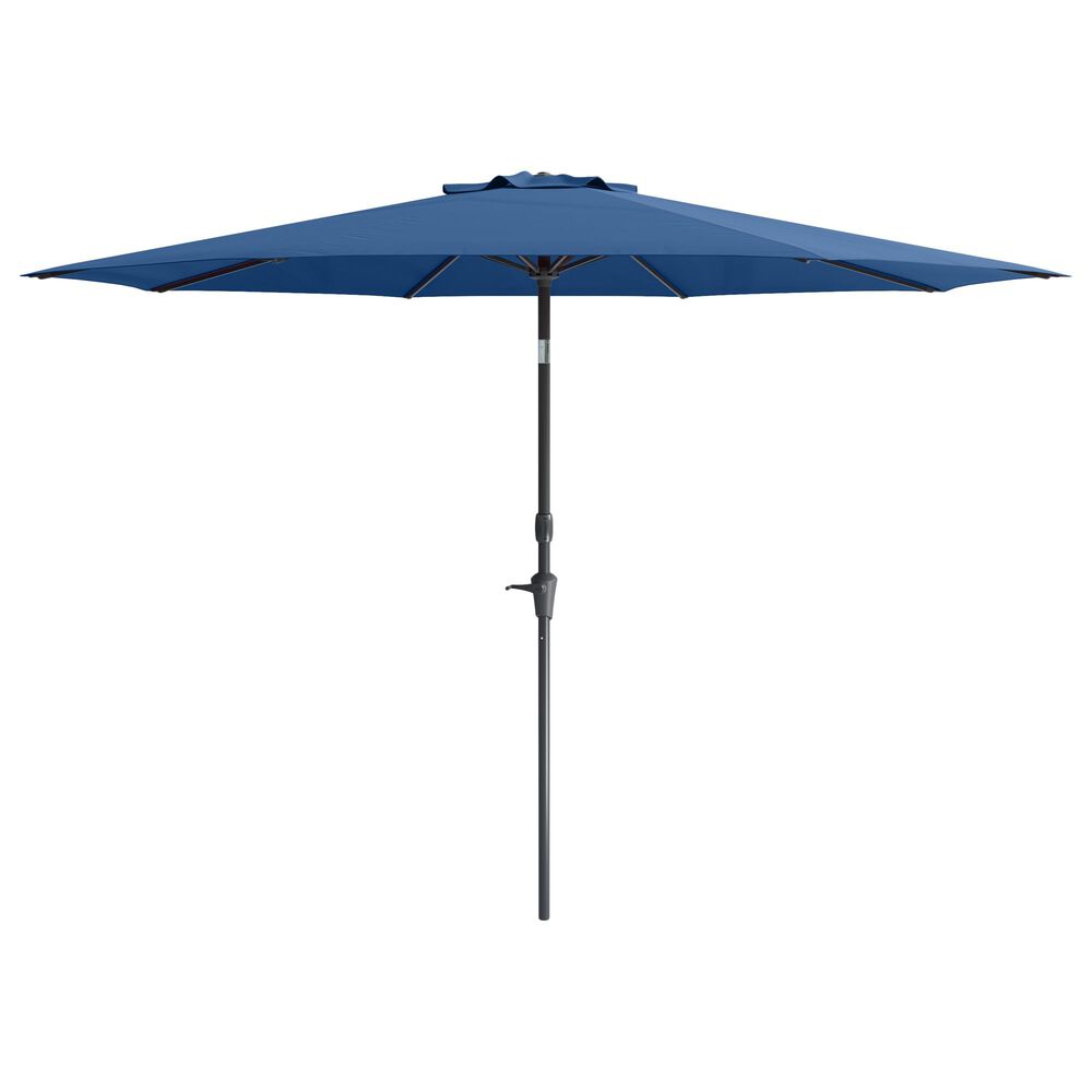CorLiving 10&#39; UV &amp; Wind Resistant Patio Umbrella in Cobalt Blue, , large