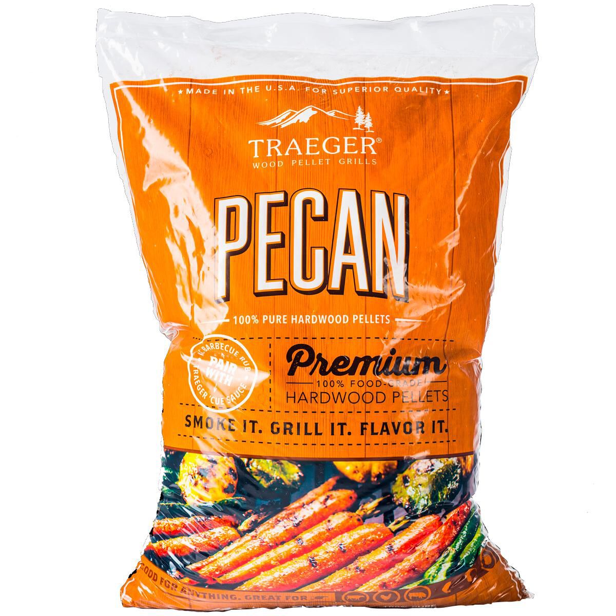 Traeger Grills Pecan BBQ Hardwood Pellets 20 lb Bag