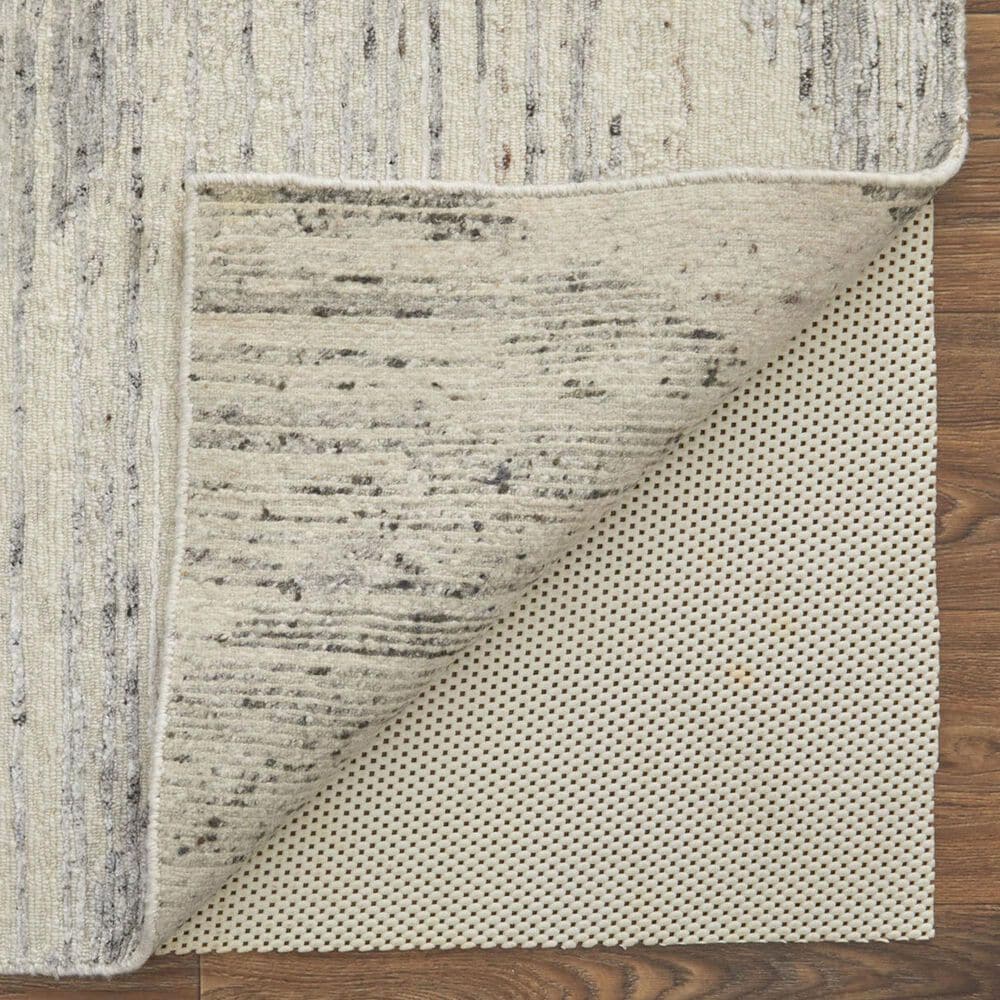 Feizy Brighton 3&#39; x 5&#39; Gray and Ivory Area Rug, , large