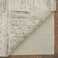 Feizy Brighton 3" x 5" Gray and Ivory Area Rug, , large