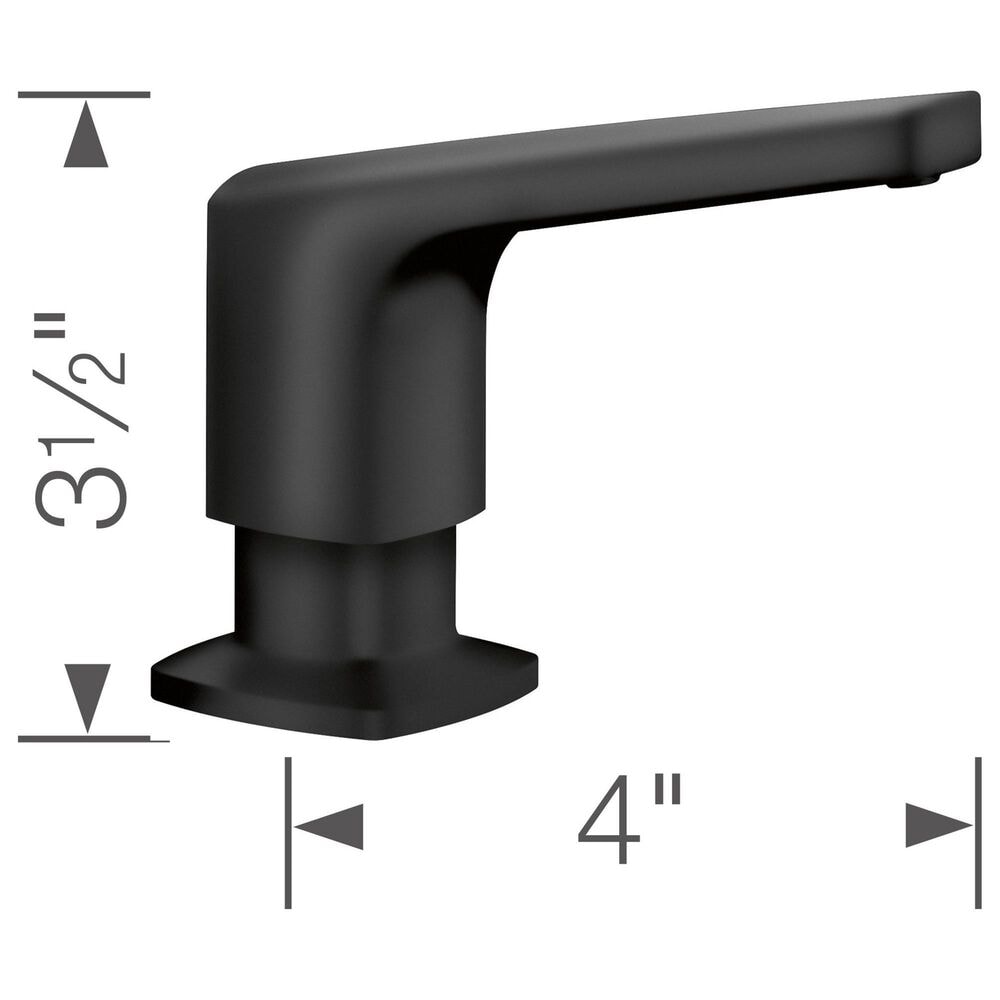 Blanco Rivana Soap Dispenser in Matte Black, , large