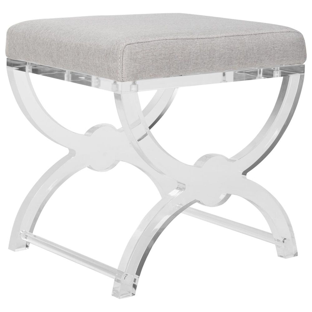 Safavieh Delfina Ottoman in Grey, , large