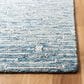 Safavieh Micro-Loop MLP178M 8" x 10" Light Blue and Ivory Area Rug, , large
