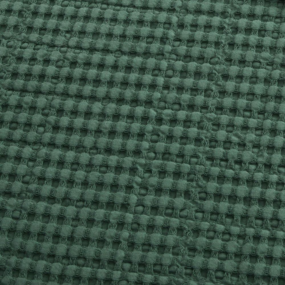 Levtex Mills Waffle 3-Piece Full/Queen Quilt Set in Forest Green, , large
