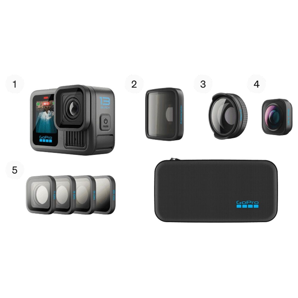 GoPro Hero13 Action Camera with HB-Series Lens in Black, , large