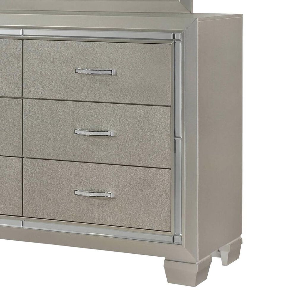 Mayberry Hill Platinum Youth 4 Twin Bedroom Set in Platinum, , large
