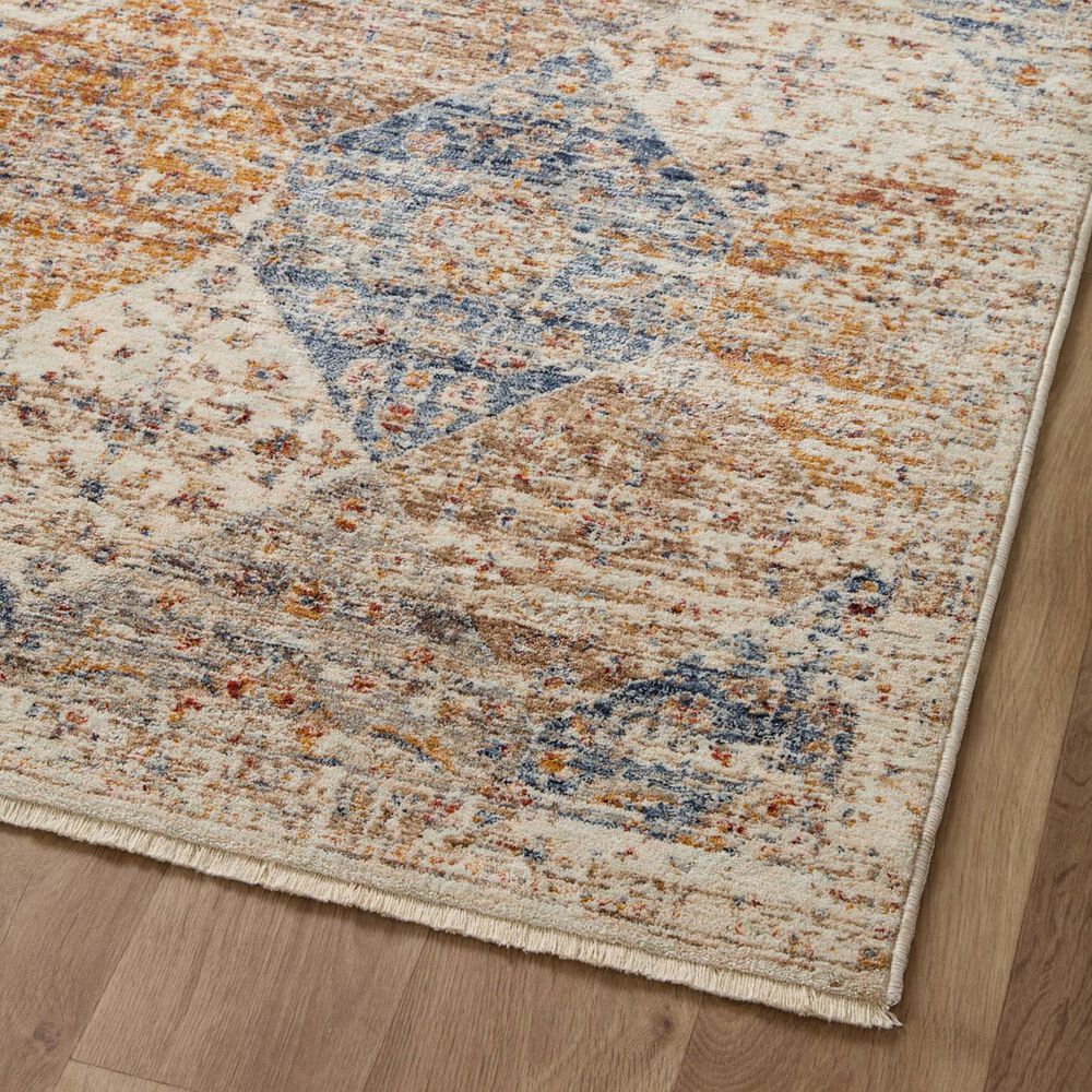 Loloi II Sorrento 5&#39;3&quot; x 7&#39;6&quot; Ivory and Multicolor Area Rug, , large