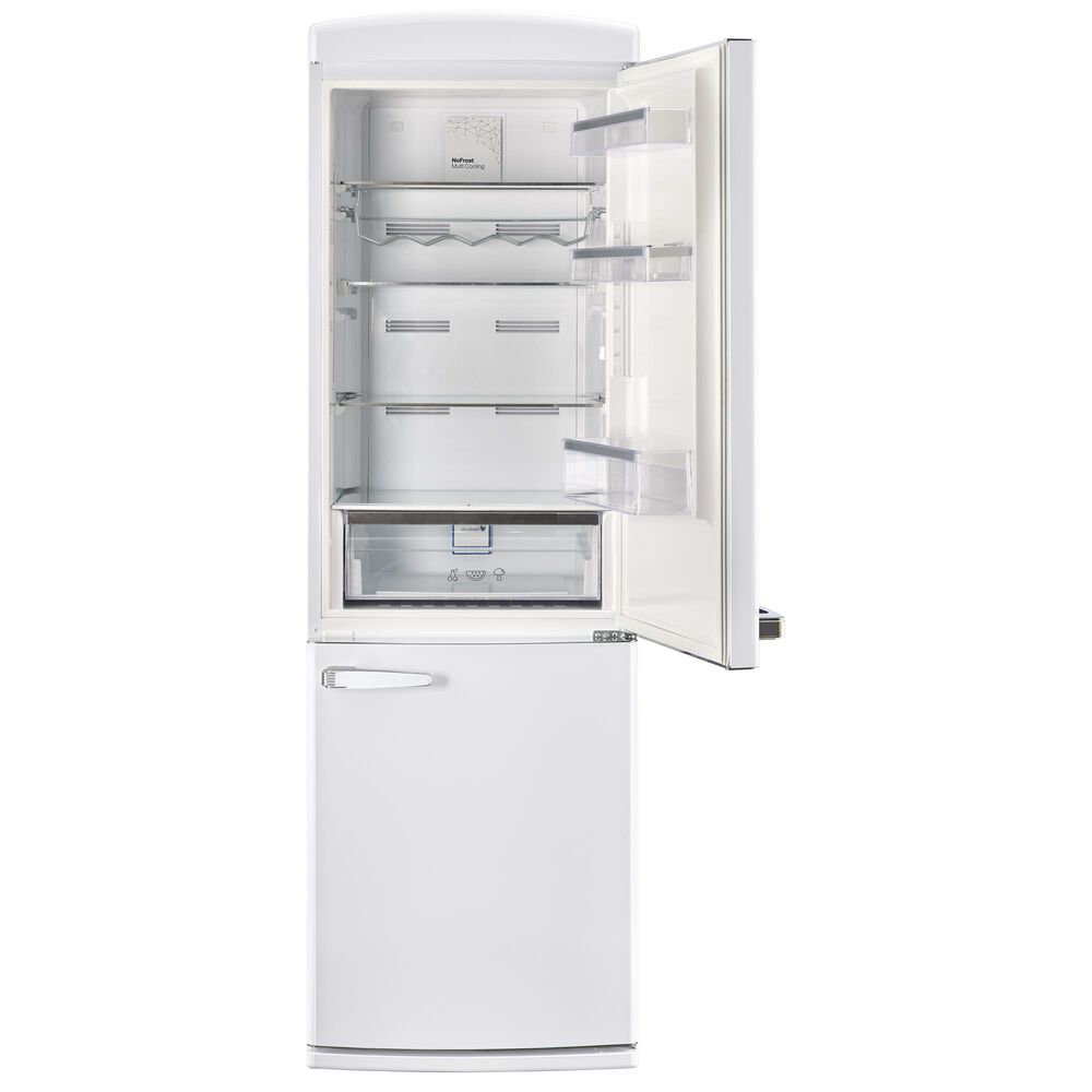 Unique Appliances Classic Retro 12 Cu. Ft. Bottom Freezer Regfrigerator In Marshmallow White, , large