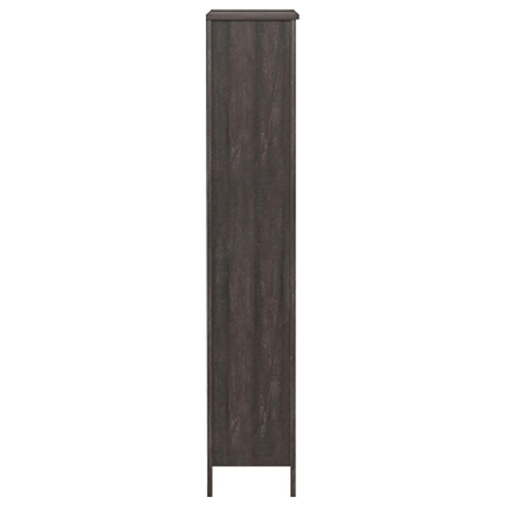 Sauder 9-Shelf Tall Cubby Bookcase in Blade Walnut, , large