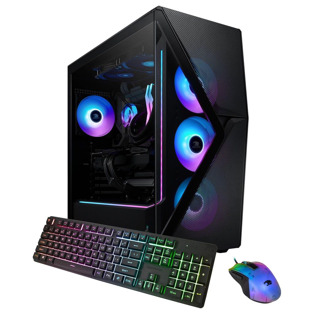 iBUYPOWER Slate 8 Mesh Gaming Desktop PC | Intel Core Ultra 9 285 - 32GB RAM - NVIDIA GeForce RTX 5070 Ti Graphics - 2TB SSD in Black, , large