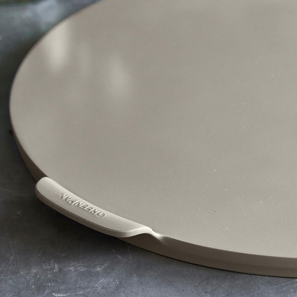 Green Pan Premiere Ovenware 16.5" Round Pizza Baker in Taupe, , large